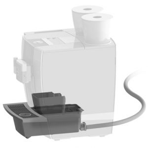 Jura - Kaffeesatzabwurf-/ Restwasserablauf-Set zu GIGA X8cG2/X8G2