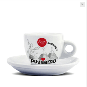 Pugliamo 6 Dekorierte Espressotassen