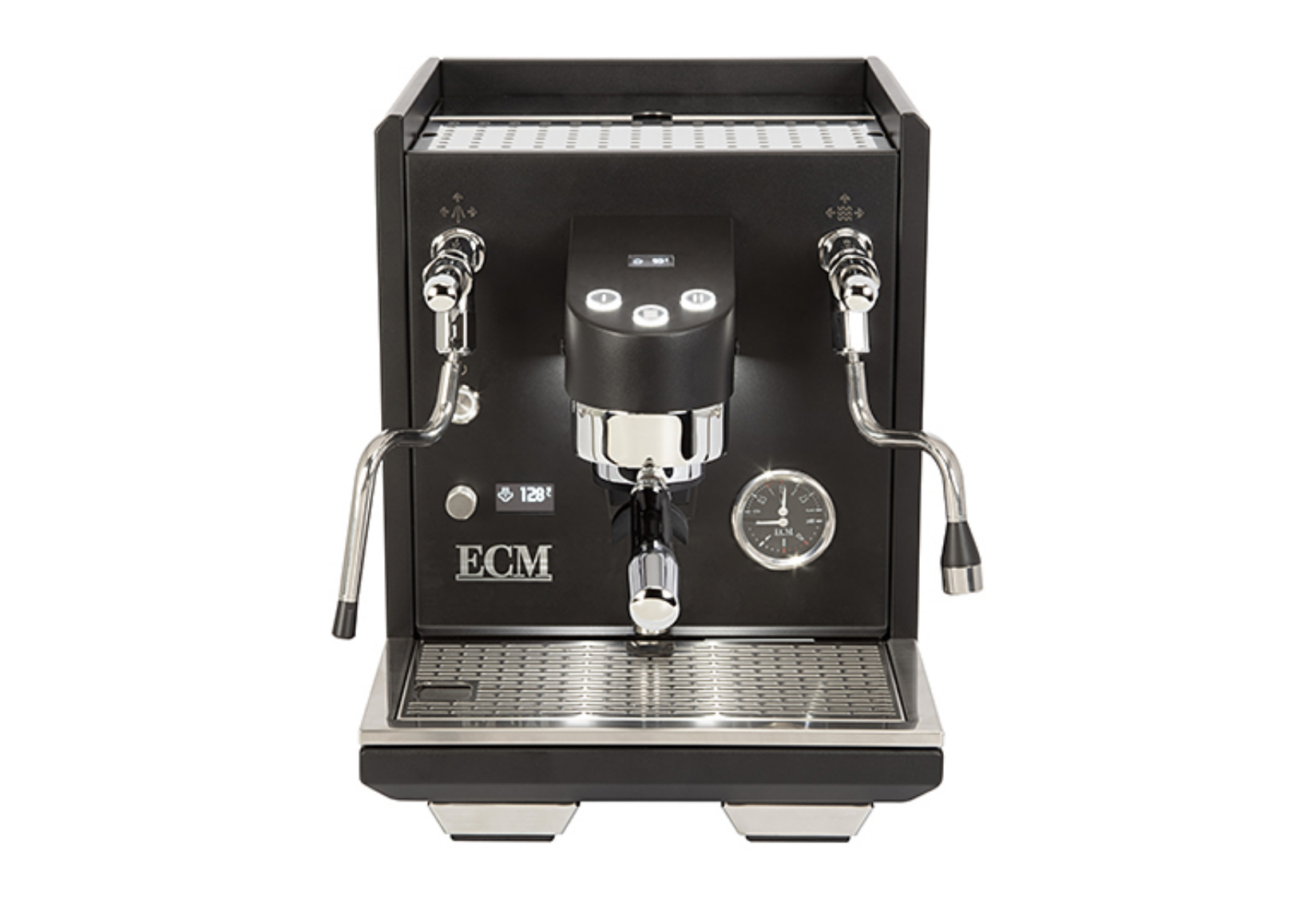 “ECM Estetika Präsentation bei Espresso Ferrarese Darmstadt”.